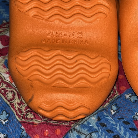 EVA Foam 450 Slide Caged Unbranded Sandals New Rust Burnt Orange - Picture 14 of 17